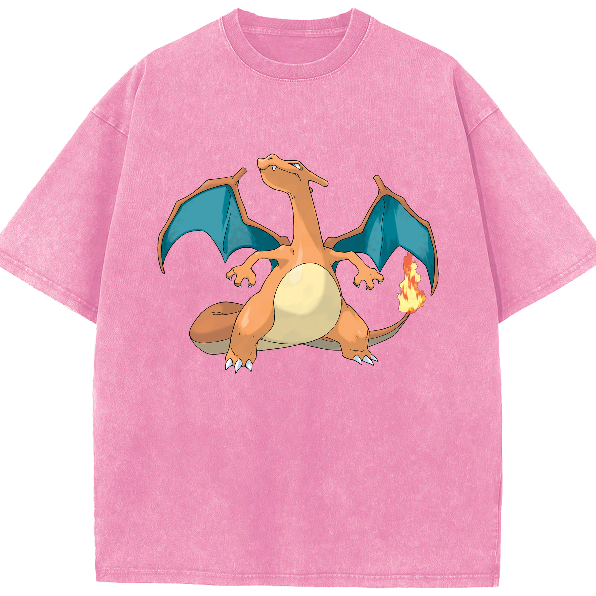 （画像用） ポケットモンスター Pokémon 綿100% ヴィンテージ風 半袖Tシャツ（フロントプリント）